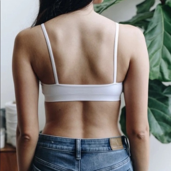 Womens White Strappy Bralette NWT - Picture 2 of 4